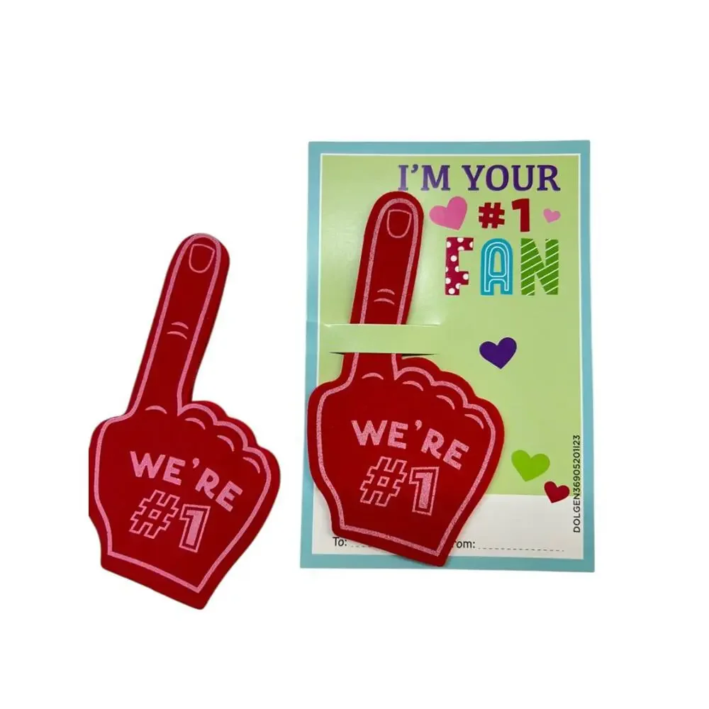 12 Count Classroom Valentine Cards I'm Your #1 Fan